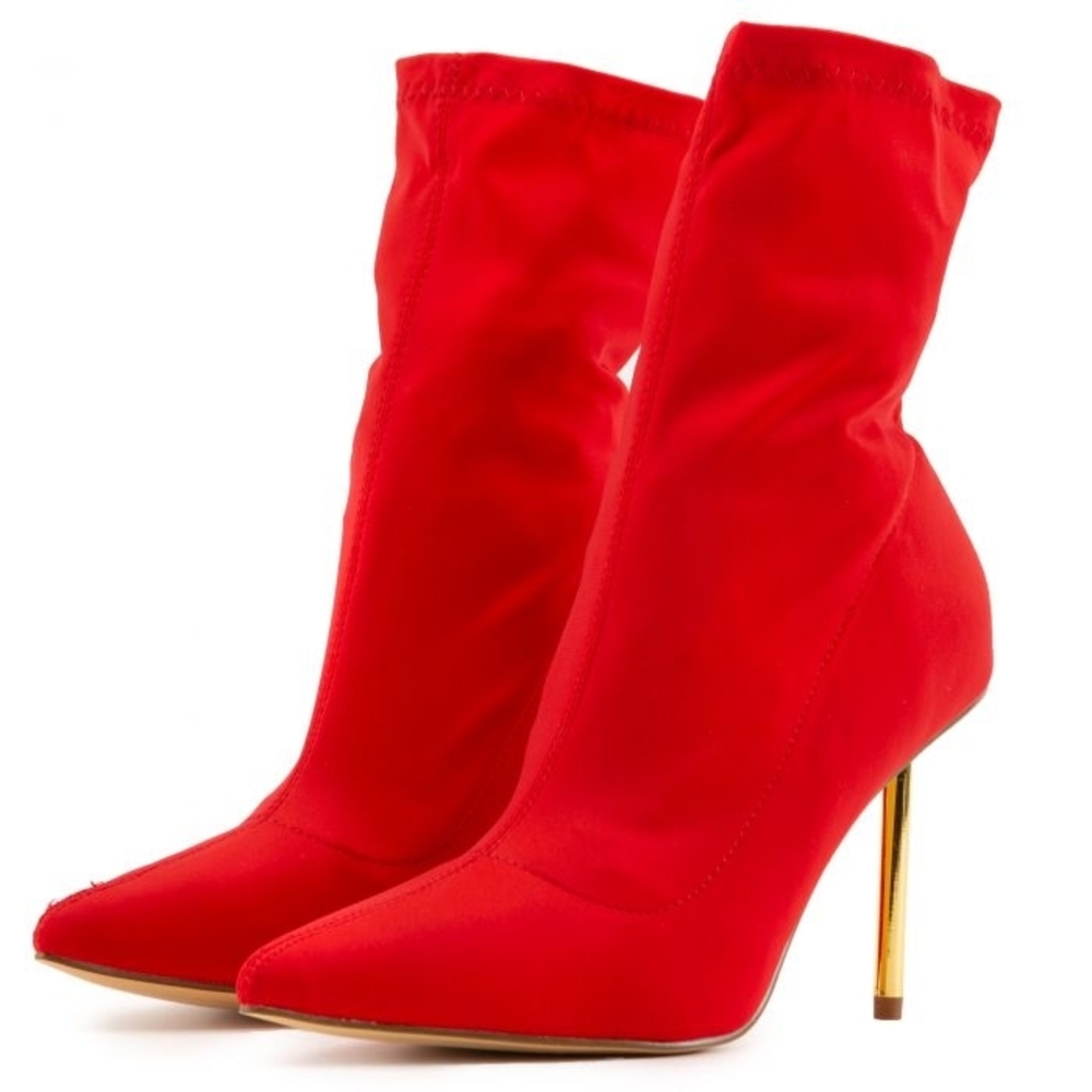LILIANNA Red Citta Stiletto Boots